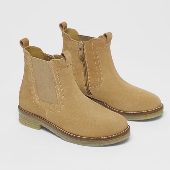 Zara Other - Zara Boys Leather Ankle Boots